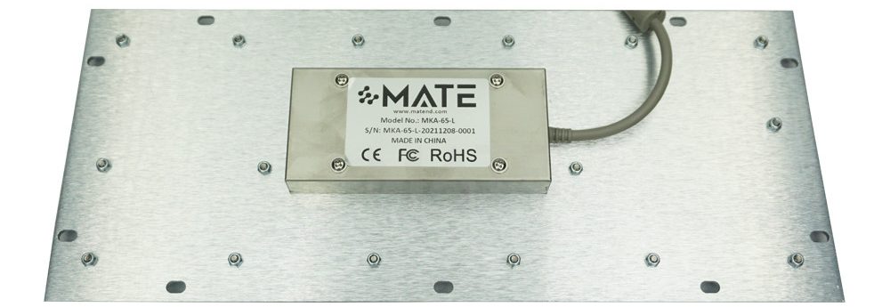 MKA-65-L компактная промышленная клавиатура с синей подсветкой