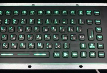 MKA-95-PN Промышленная клавиатура металлическая с тачпадом
