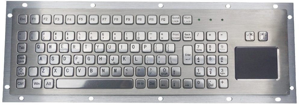 MKA-95-PN промышленная клавиатура с тачпадом