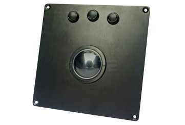 MKA-04-BBF промышленный трекбол с титановым покрытием