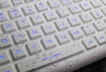 MKB-122-PNLM настольная медицинская клавиатура с тачпадом и подсветкой