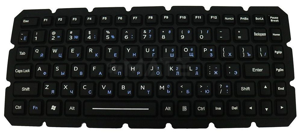 MKB-88 промышленная силиконовая клавиатура