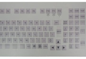 MKC-110-PN промышленная мембранная клавиатура с тачпадом, IP67
