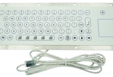 MKC-67-P промышленная мембранная клавиатура с тачпадом IP67