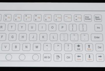 MKA-69P-V1 промышленная мембранная клавиатура с тачпадом, IP67
