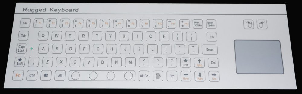 MKA-69P-V1 промышленная мембранная клавиатура с тачпадом, IP67