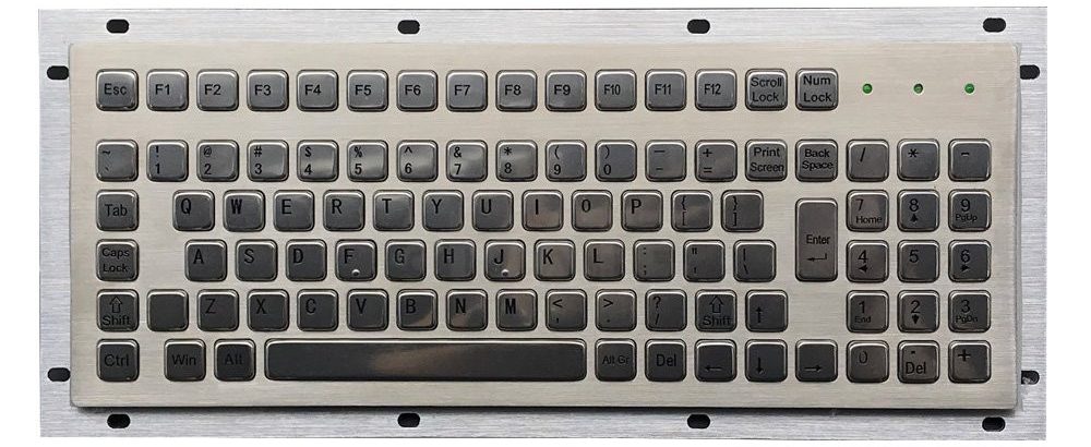 MKA-95-N промышленная клавиатура для монтажа на панель