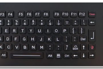 K-TEK-M361-MTB-FN-BL-BT-DWP морская клавиатура с трекболом и подсветкой