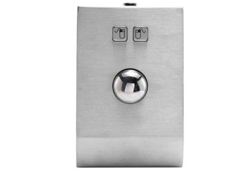 MKA-02-BM профессиональный промышленный трекбол с двумя кнопками мыши