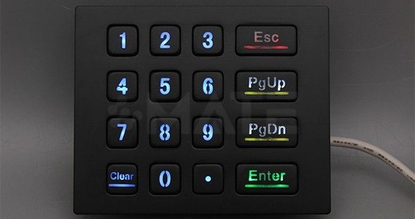 MKA-16-NLBF промышленная цифровая клавиатура с подсветкой
