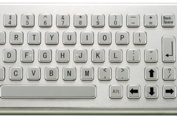 MKA-60-BM компактная металлическая клавиатура