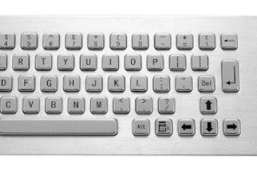 MKA-66-P-V2 промышленная металлическая клавиатура с тачпадом, 66 клавиш, IP65