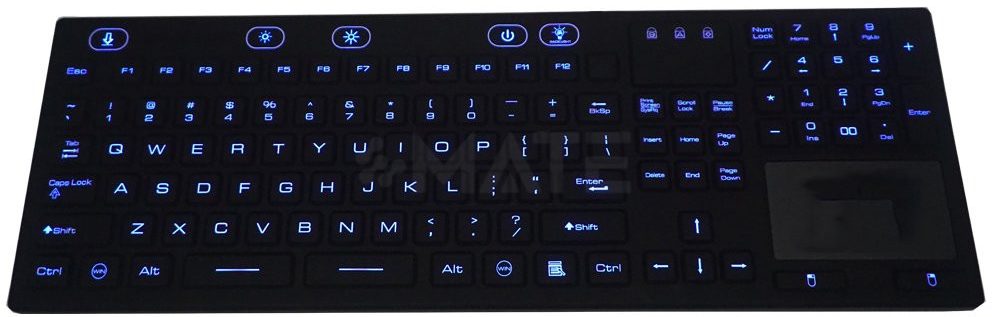 MKB-107-PNLM медицинская клавиатура с тачпадом