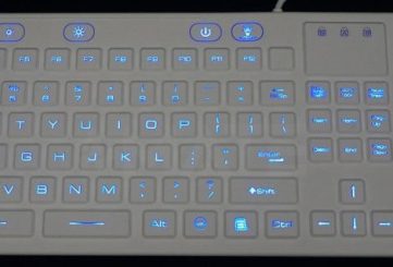 MKB-107-PNLM медицинская клавиатура с тачпадом
