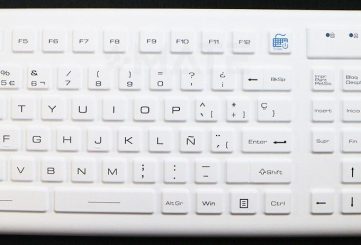 MKB-110-NLM-V2 силиконовая клавиатура с подсветкой, 110 клавиш, IP68, настольная
