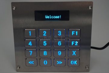 MKA-44N-VFD промышленный кейпад с дисплеем IP65