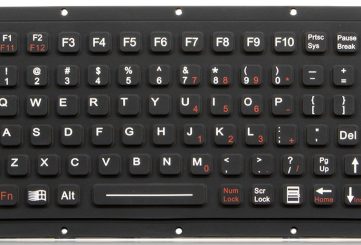 K-TEK-M222-FN-ML-OEM силиконовая клавиатура, 81 клавиша, IP65, панельный монтаж