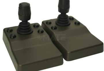 MKF-MJS-52 Настольный трёхосевой джойстик с четырьмя кнопками и LED-индикатором