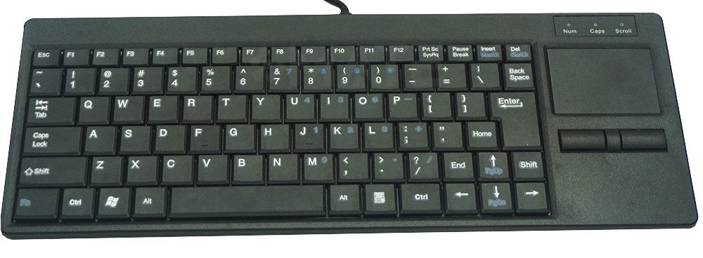 MKD-84-PM пластиковая клавиатура с интегрированным тачпадом