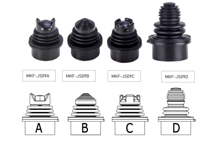 MKF-JS09 промышленный мини-джойстик, 1 или 2 оси, панельный монтаж