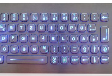 K-TEK-A361TP-BL-DWP промышленная клавиатура с тачпадом