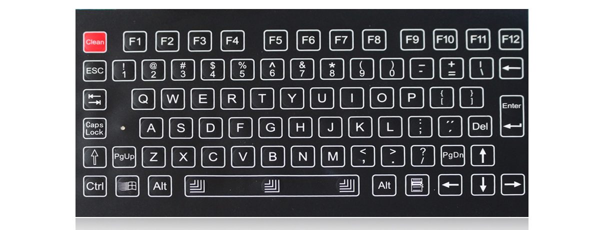K-TEK-D272-FN мембранная промышленная клавиатура