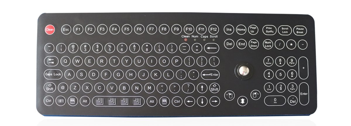 K-TEK-D396-OTB-KP-FN-DT промышленная мембранная клавиатура