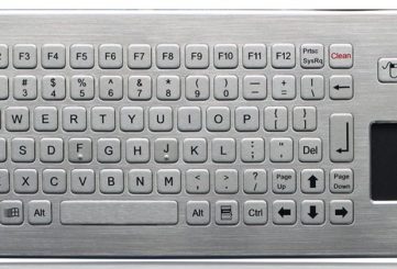K-TEK-B361TP-FN-DT-DWP промышленная клавиатура с тачпадом