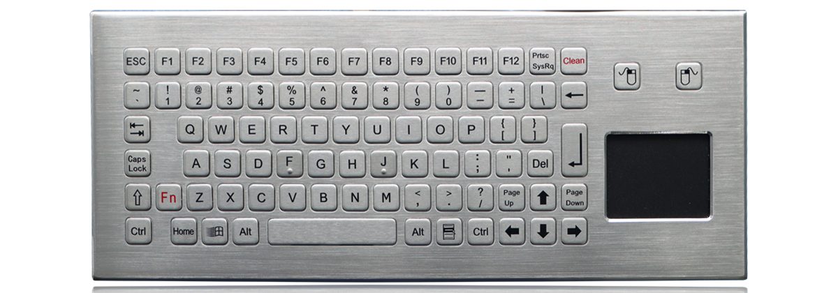 K-TEK-B361TP-FN-DT-DWP промышленная клавиатура с тачпадом