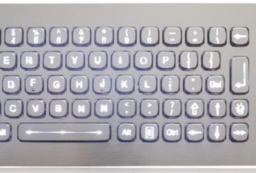 K-TEK-A361-OTB-BL-DWP промышленная клавиатура с трекболом