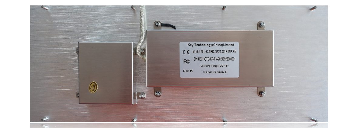K-TEK-D321-OTB-KP-FN промышленная мембранная клавиатура с трекболом IP65