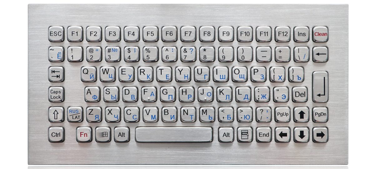 K-TEK-A290-FN-DWP промышленная клавиатура , 83 клавиши, IP65