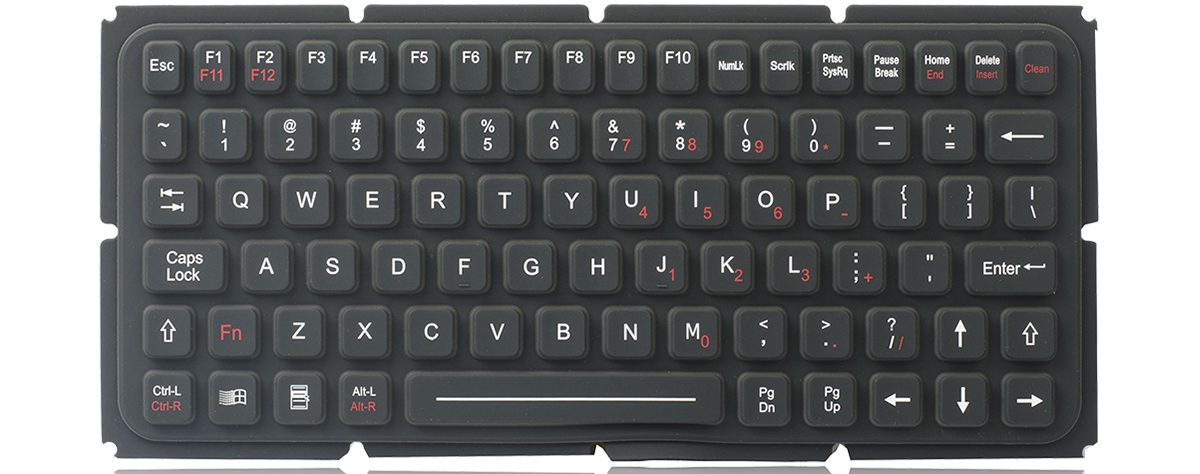 K-TEK-M270-FN-IL-SS силиконовая клавиатура