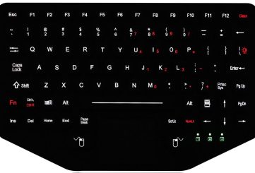 K-TEK-M275TP-FN-BL-NV-EMC-151B силиконовая клавиатура