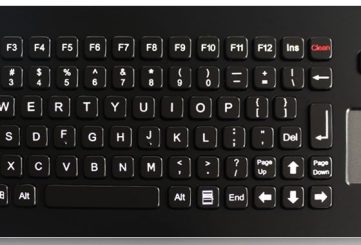 K-TEK-A361TP-FN-BT-DWP промышленная клавиатура с тачпадом, 85 клавиш, IP65