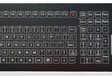 K-TEK-D410TP-KP-FN-BL-SW IP65 мембранная клавиатура
