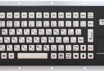 K-TEK-B255TP-FN-UT-BT-DWP промышленная клавиатура с тачпадом