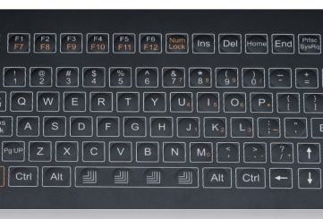 K-TEK-D256-FN-SW мембранная промышленная клавиатура