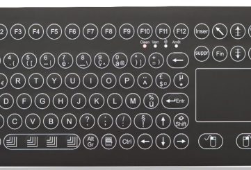 K-TEK-D399TP-KP-FN-DT мембранная клавиатура с тачпадом