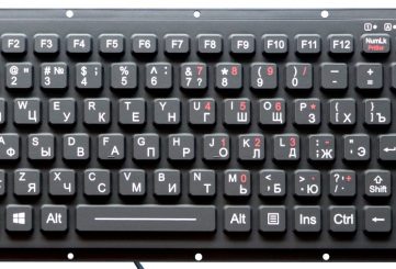 K-TEK-M270-FN-BL-NV-151BM73TP силиконовая клавиатура