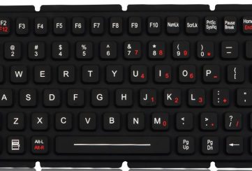 K-TEK-M270-FN-IL-OEM силиконовая клавиатура, IP65, панельный монтаж