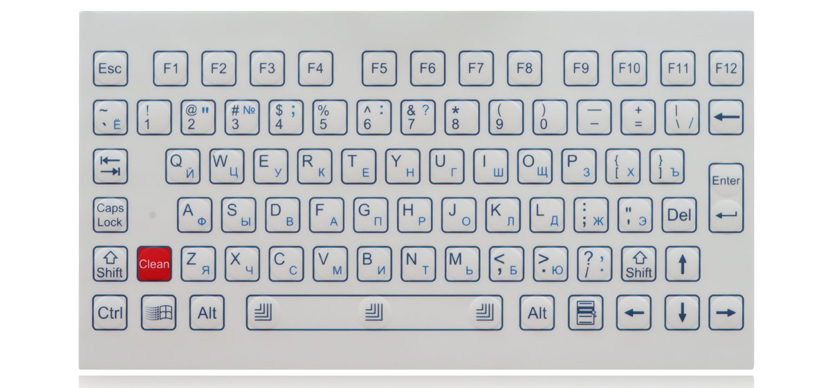 K-TEK-D200-FN промышленная мембранная клавиатура