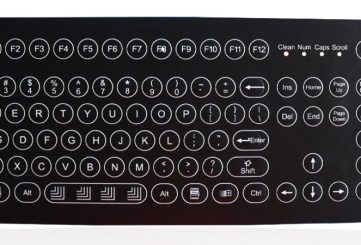 K-TEK-D396KP-FN-DT промышленная мембранная клавиатура