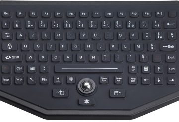 K-TEK-M275-OTB-FN-DT промышленная клавиатура с трекболом