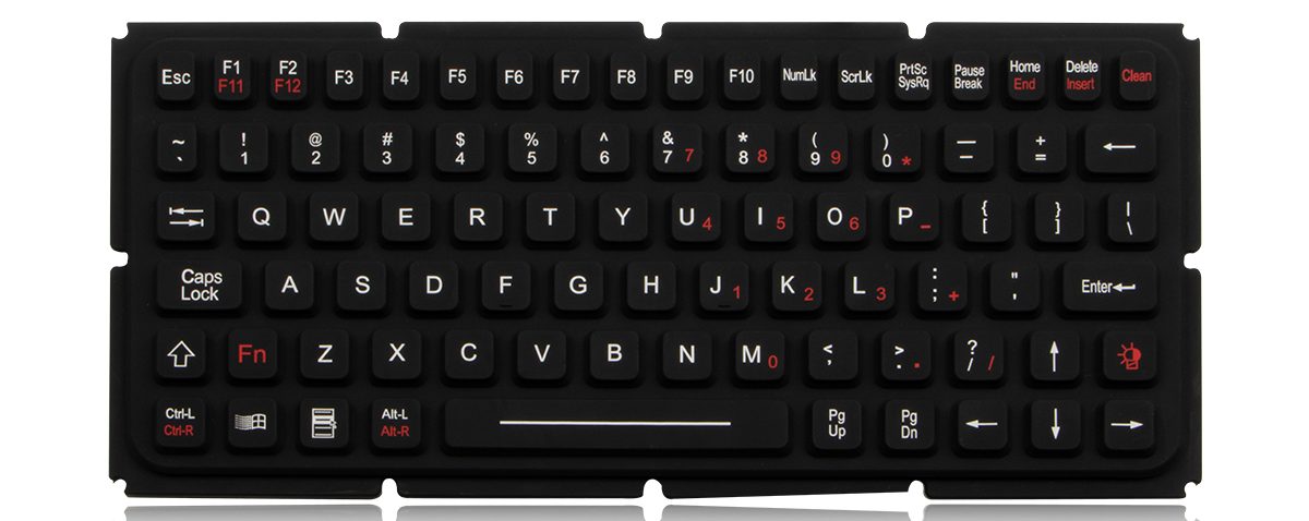 K-TEK-M270-FN-BL-ML-OEM силиконовая клавиатура