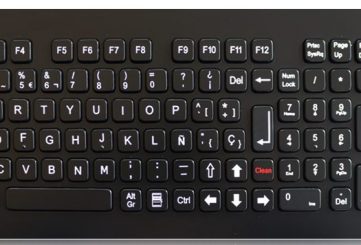 K-TEK-A420-OTB-KP-FN-BT-DWP промышленная клавиатура с трекболом