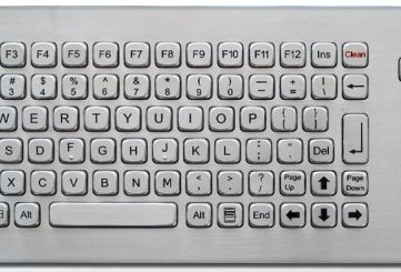 K-TEK-A361-OTB-FN-DWP промышленная клавиатура с трекболом