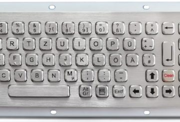 K-TEK-A392TP-DWP промышленная клавиатура с тачпадом