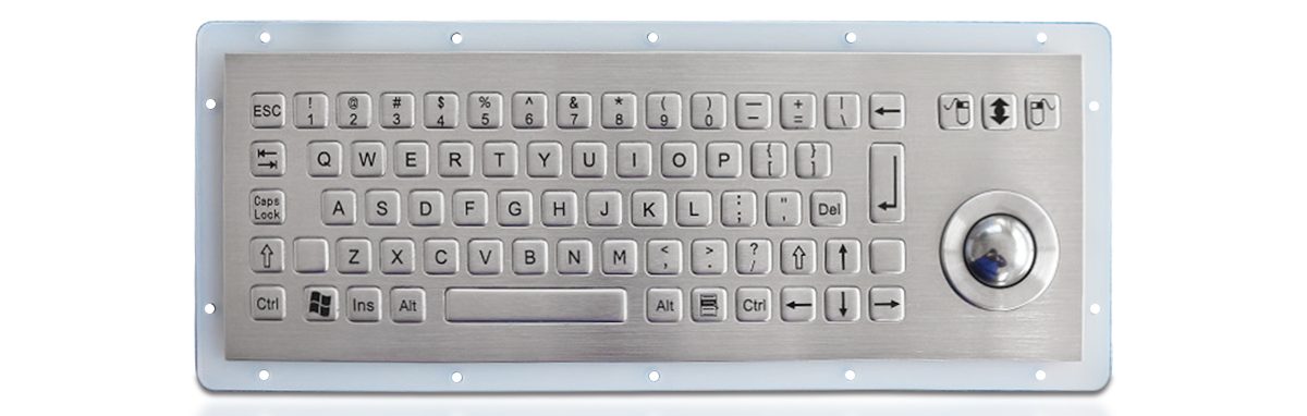 K-TEK-B255-OTB-DWP промышленная антивандальная клавиатура