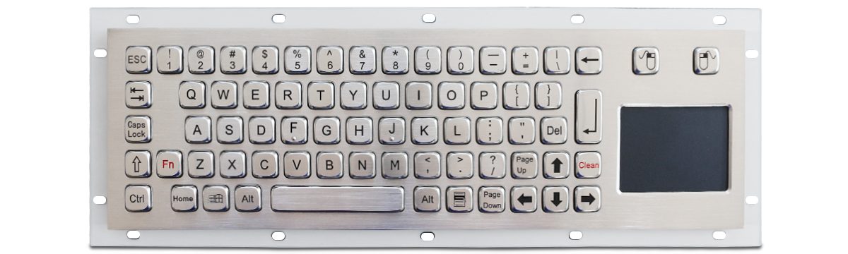 K-TEK-A343TP-DWP промышленная клавиатура с герметичным сенсорным тачпадом